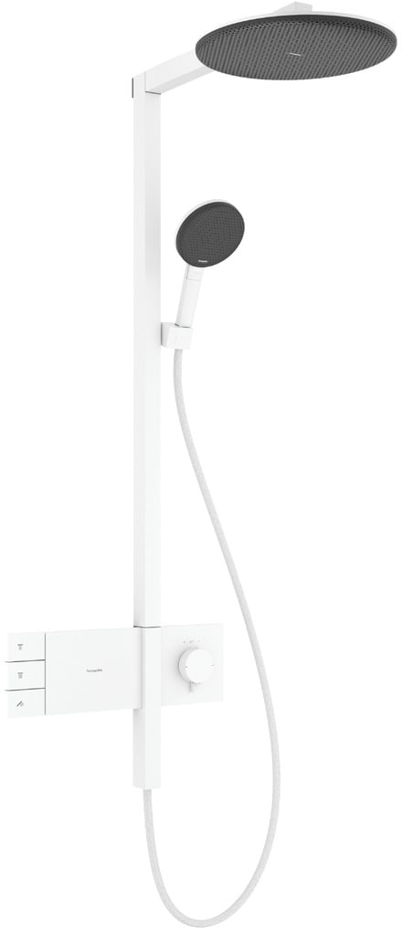 Hansgrohe Raindance Alive S set de duș perete cu termostat cu duș de ploaie alb 24596700