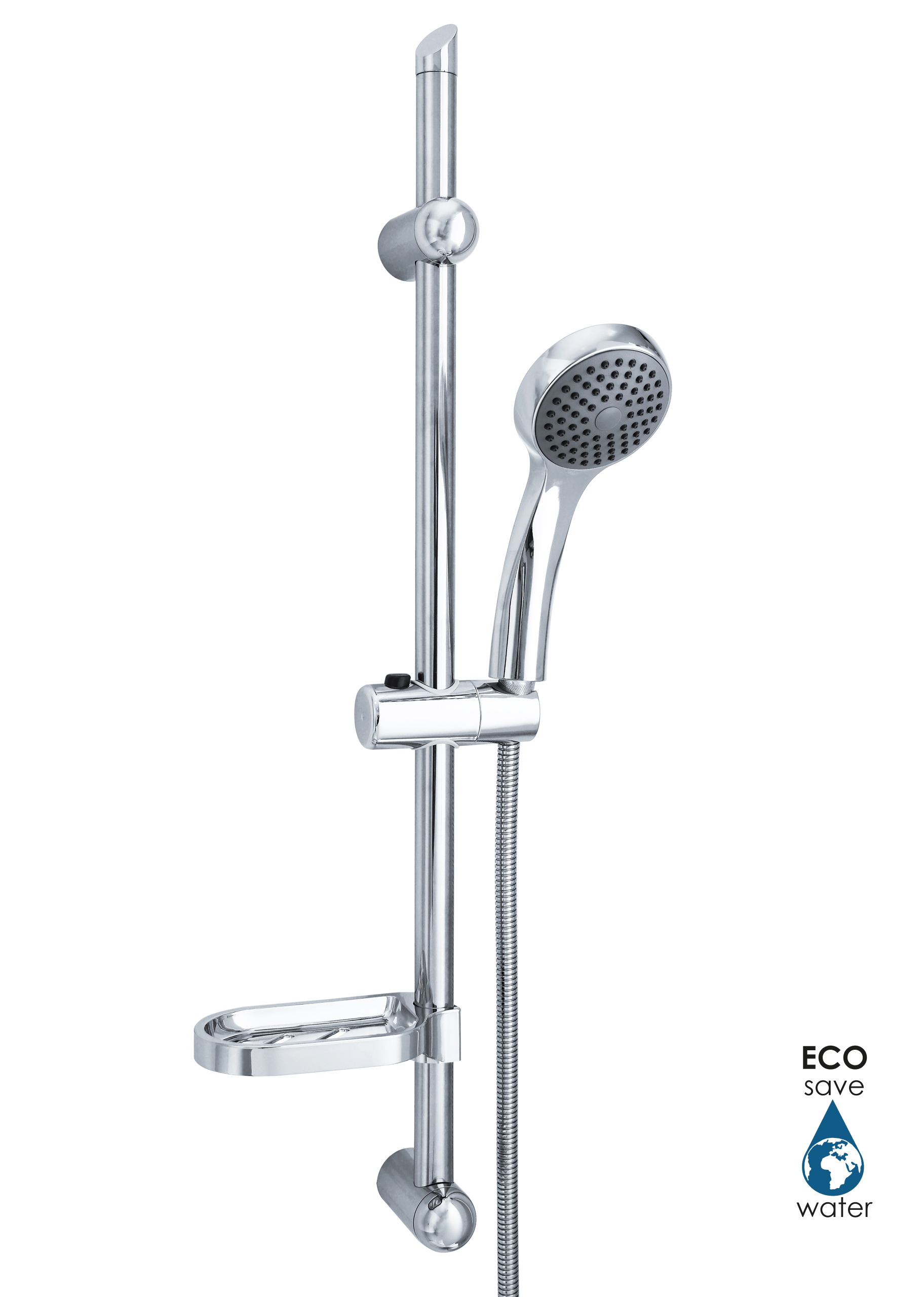 Hyggli Eco set de duș perete crom 14-125