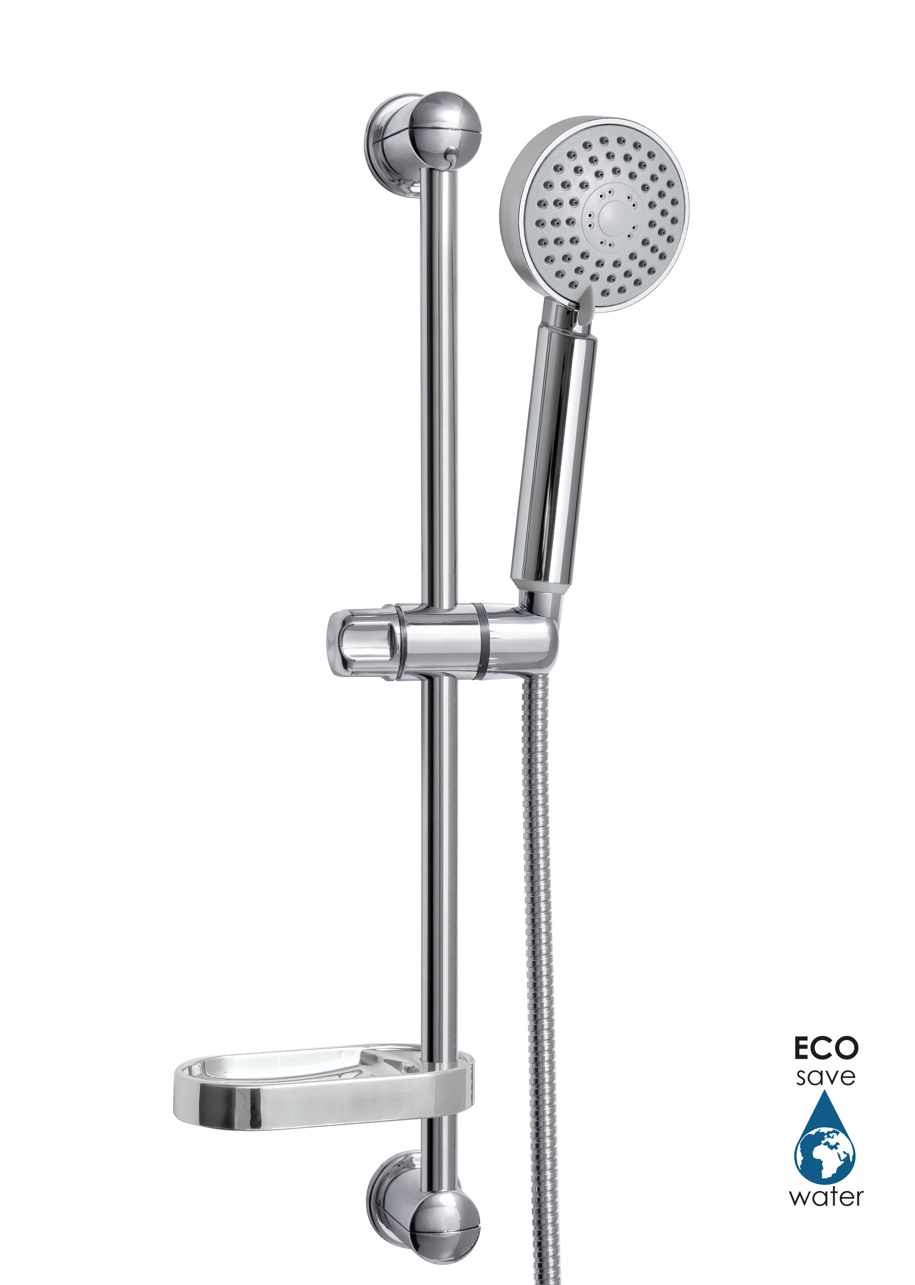 Hyggli Eco set de duș perete crom 14-126