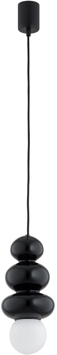 Argon Orlando Plus lampă suspendată 1x6 W negru-opal 8788