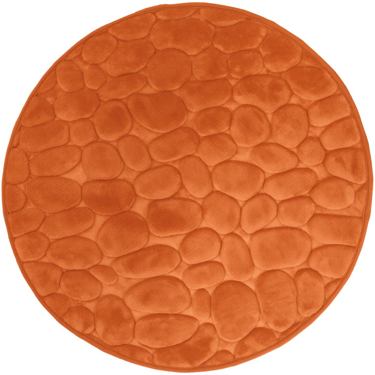 Duschy Bellarina covor de baie 60x60 cm rotund portocaliu 767-46