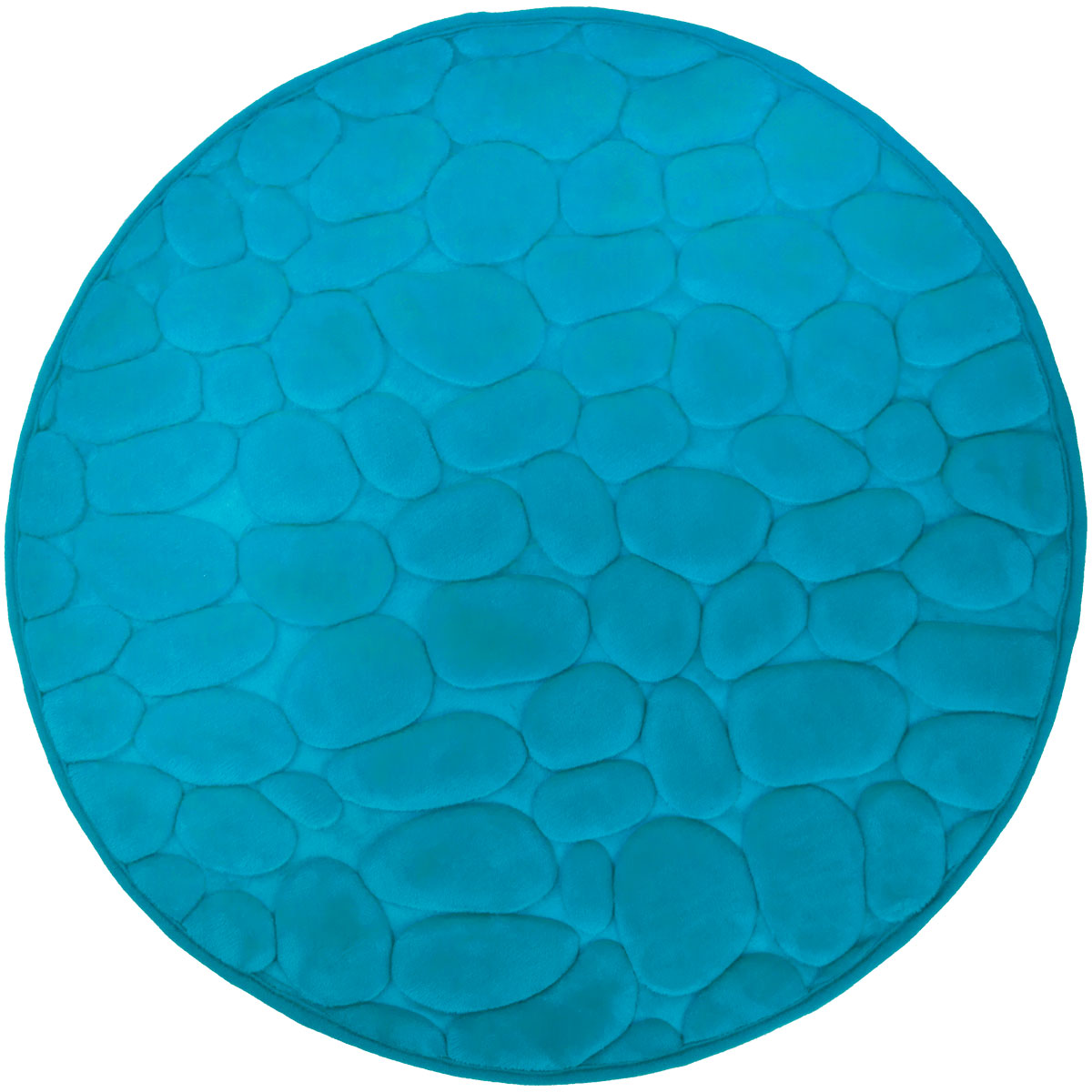 Duschy Bellarina covor de baie 60x60 cm rotund albastru-verde 767-32