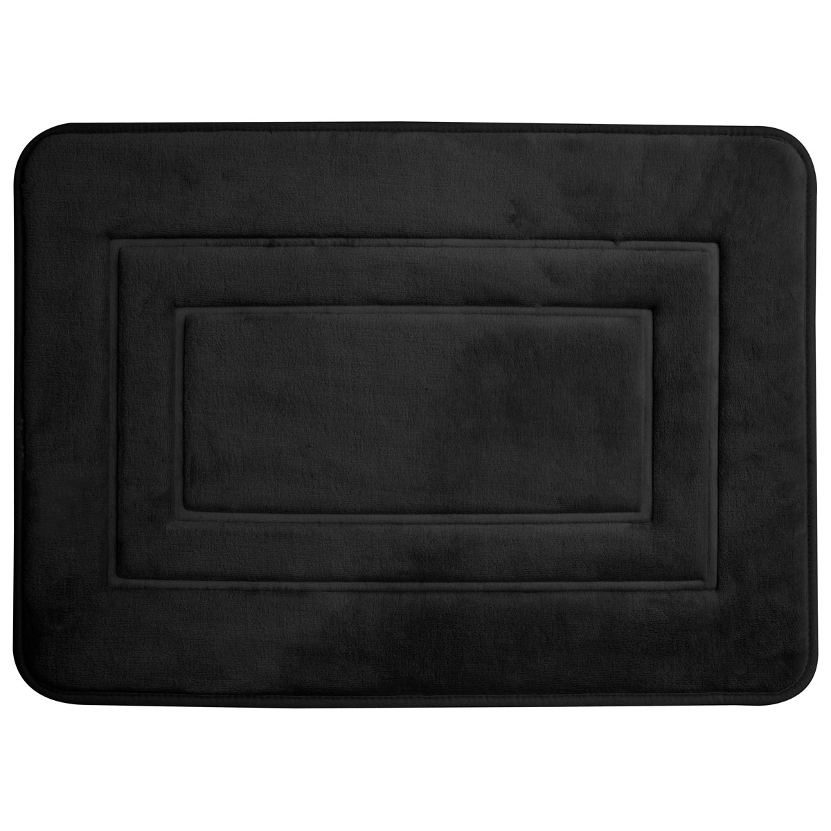 Duschy San Remo covor de baie 60x40 cm dreptunghiular negru 766-20