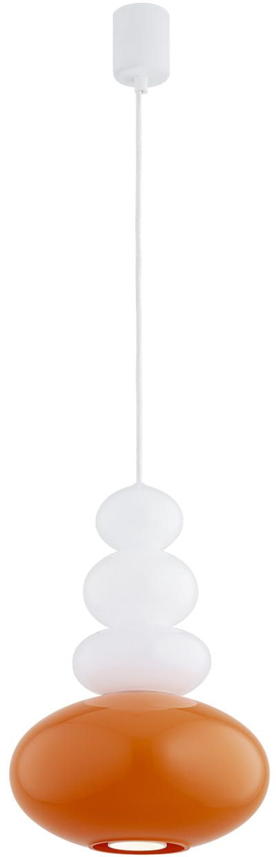 Argon Diego lampă suspendată 1x5 W opal-portocală 8822