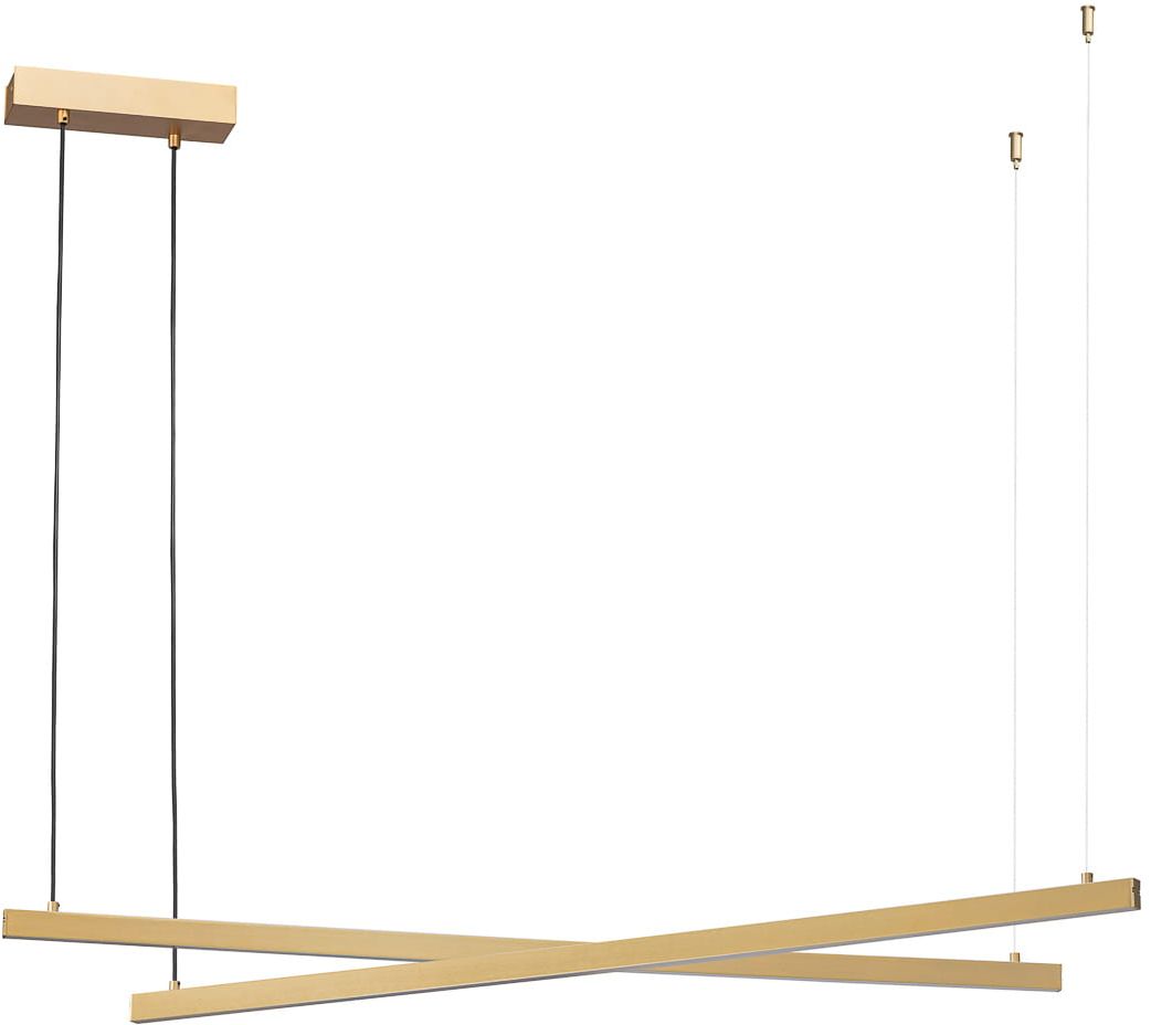 Argon Miami lampă suspendată 2x74 W auriu 8839