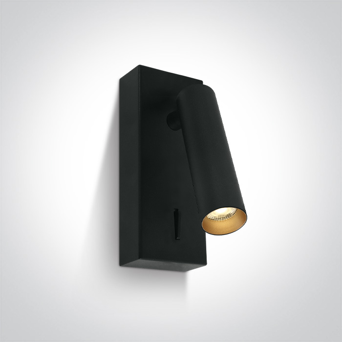 One Light Kandila lampă de perete 1x3 W negru 65746/B/W