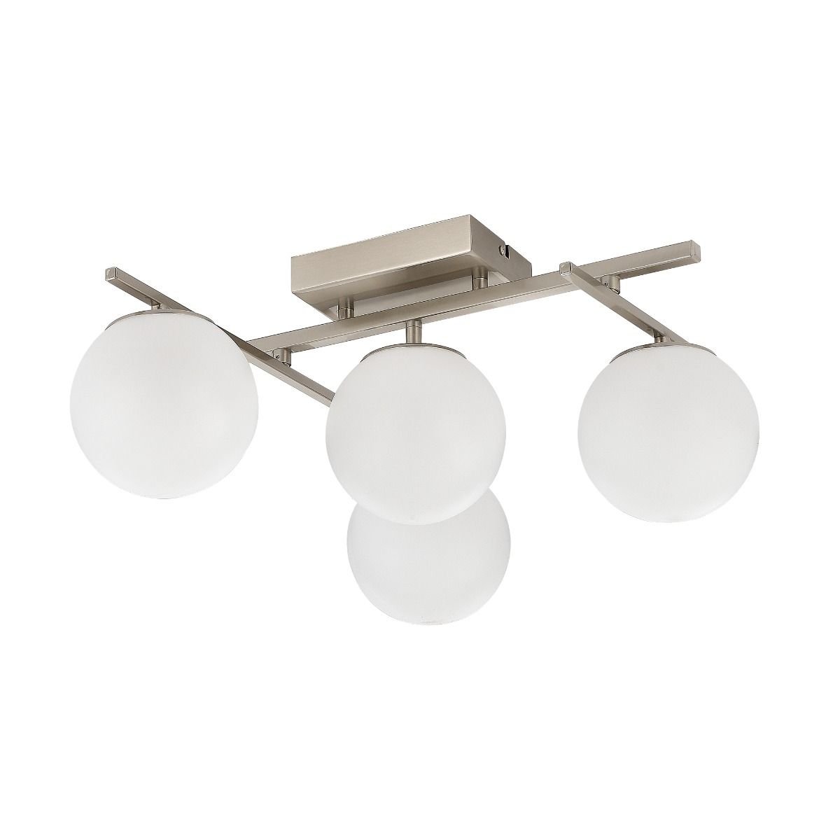 Zuma Line Nebula lampă de tavan 4x40 W alb-nichel MS223141-SN