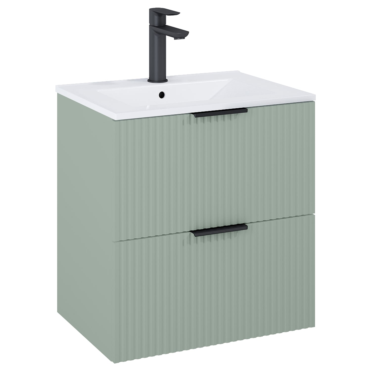 Roca Reef dulap 60x45.2x63.5 cm sub chiuveta pe perete verde A857954147