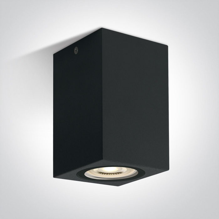 One Light plafoniera de exterior 1x6 W negru 67142D/B