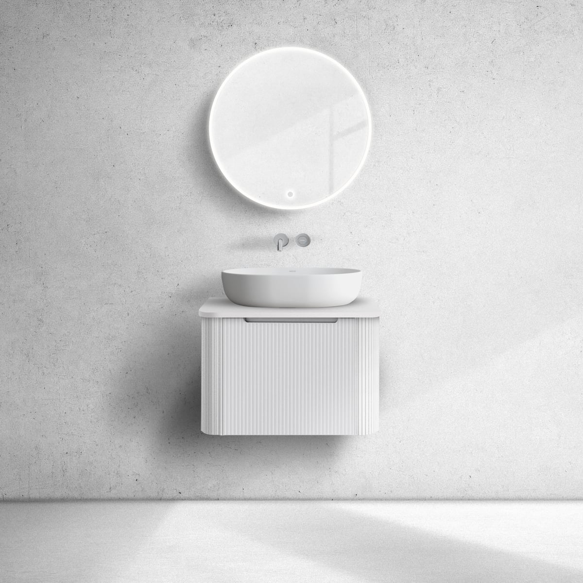 Oltens Hamnes dulap 60x46x39 cm sub chiuveta pe perete alb 60022000