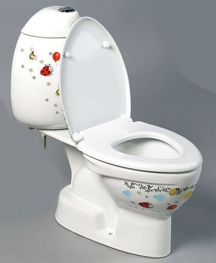 Set vas WC compact Creavit Kid CK310.11CB00E.FF00, rezervor universal Creavit Kid CK400.00CB00E.FF00, KC0802.01.1