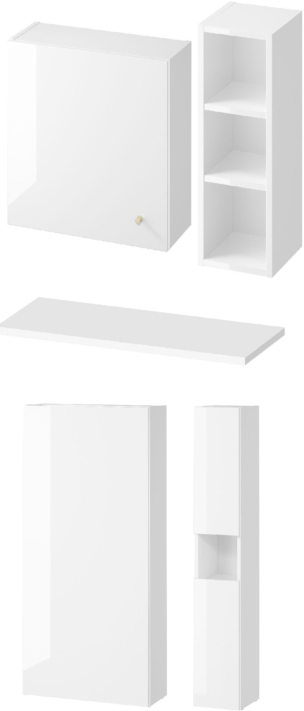 Set construcția cadru Cersanit Larga S164-046, dulap Cersanit Larga S164-048, S164-047, S164-049, S164-050