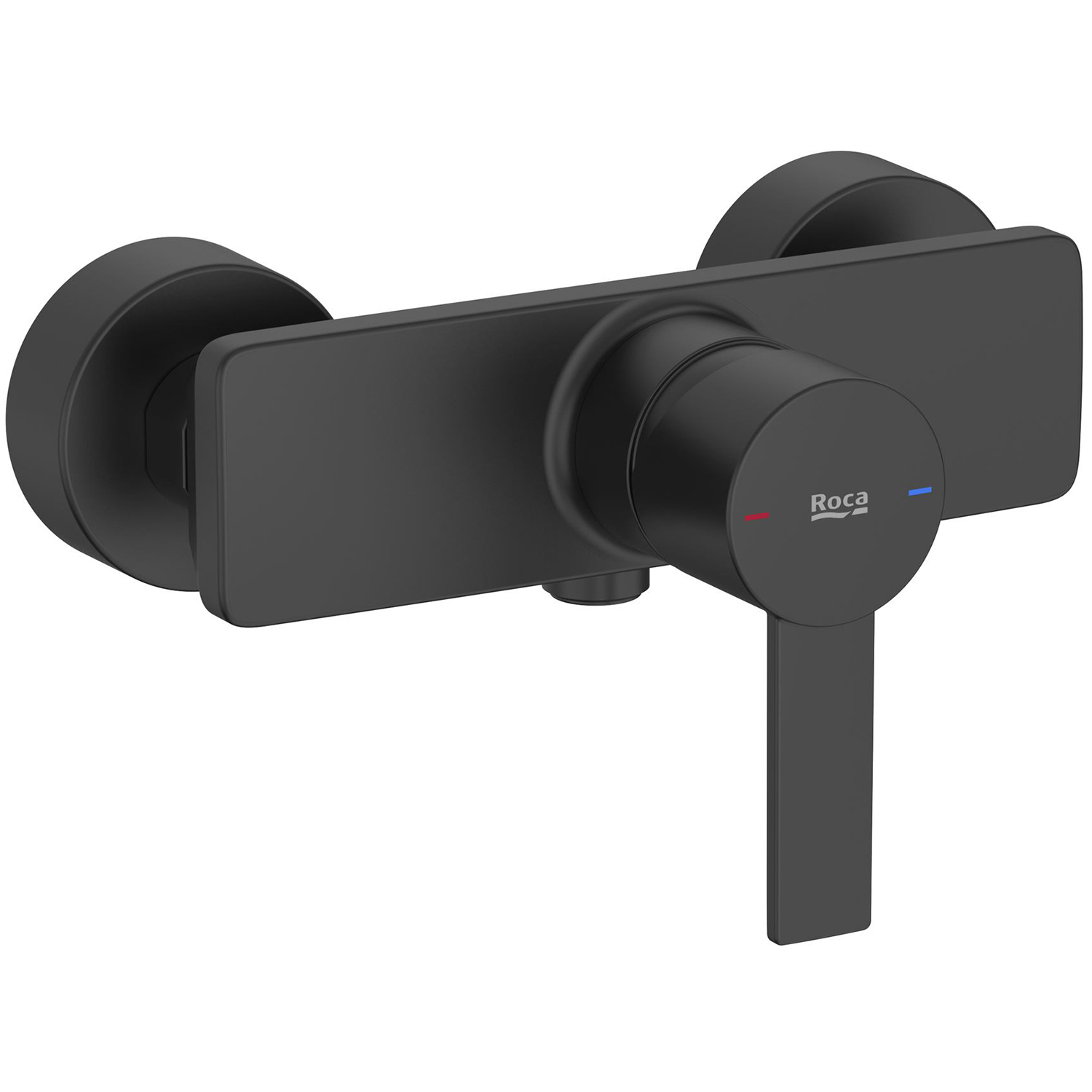 Roca Targa baterie de duș perete negru A5A215FNB0