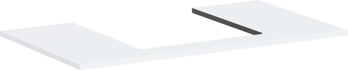 Hansgrohe Xilesa E blat 98x55 cm alb 54270700