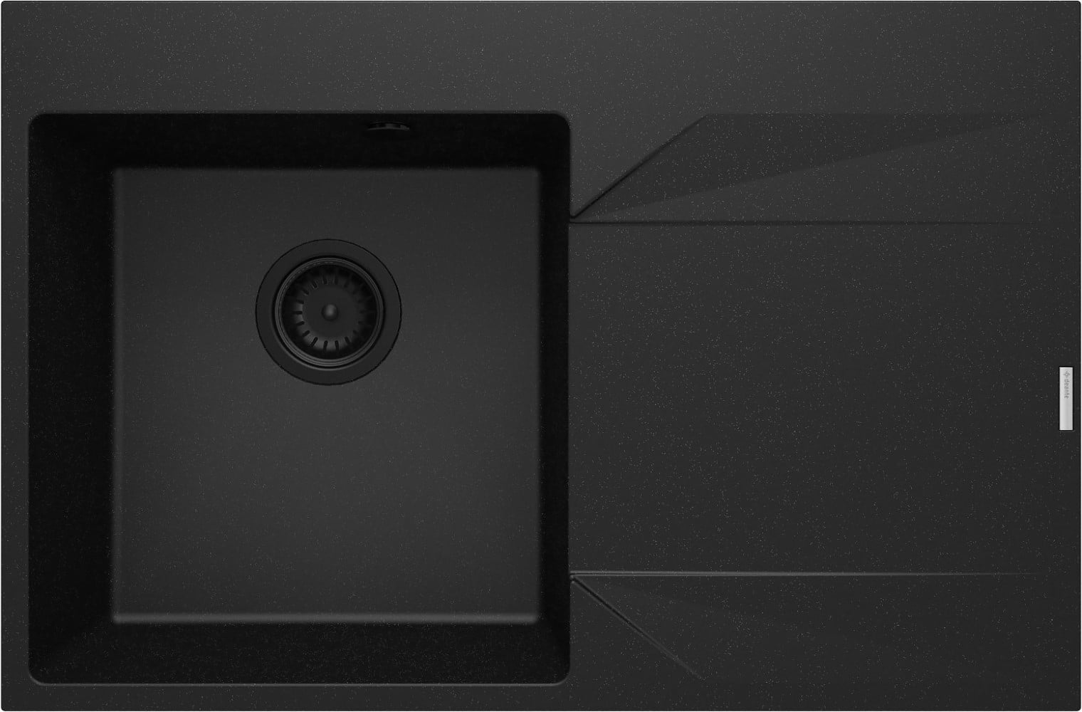 Deante Evora chiuvetă din granit 76x50 cm gri/grafit/onix ZQJ_G11P