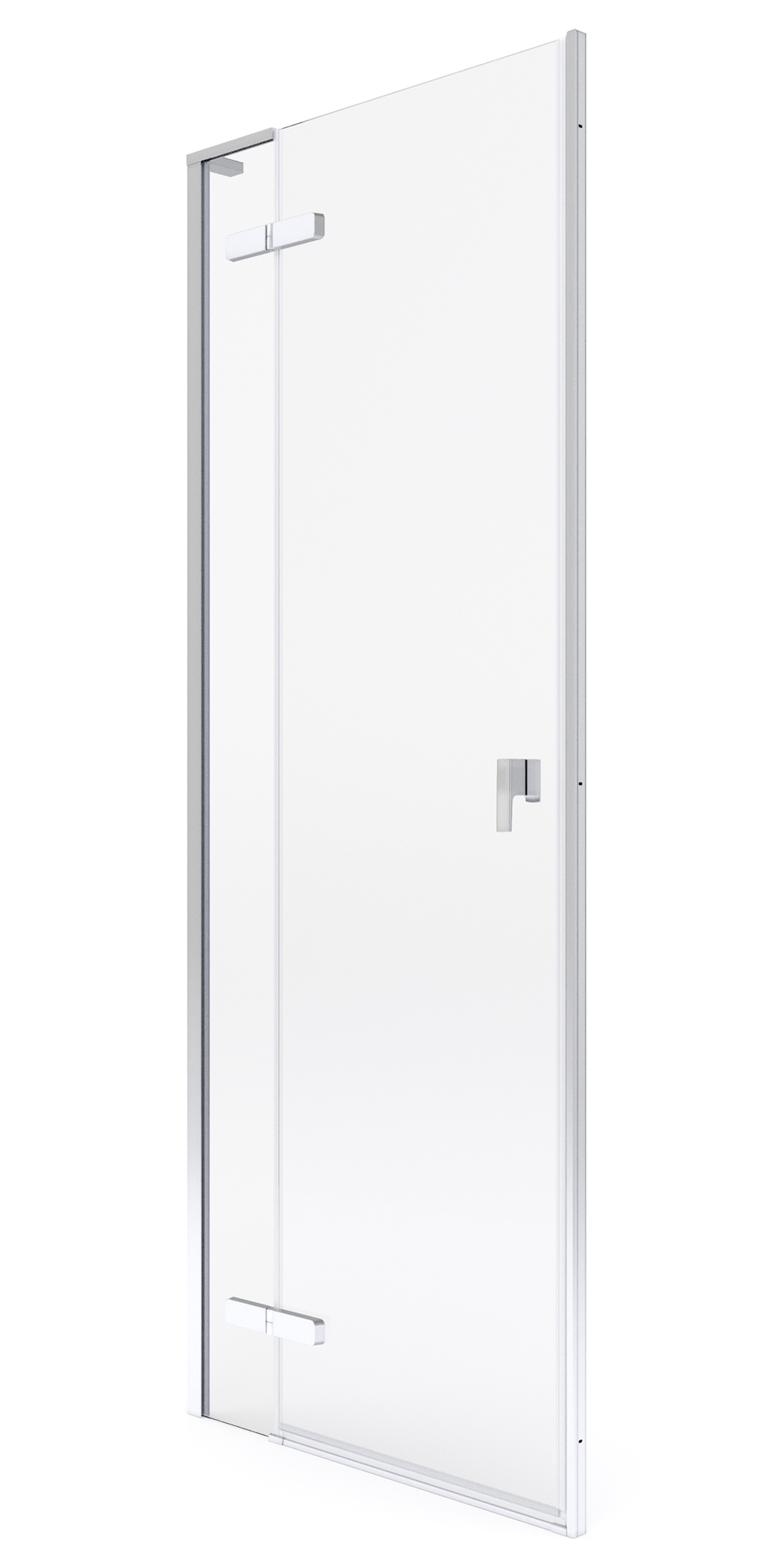 Roca Metropolis-N uși de duș 110 cm înclinabilă crom luciu/sticlă transparentă AMP0811012M