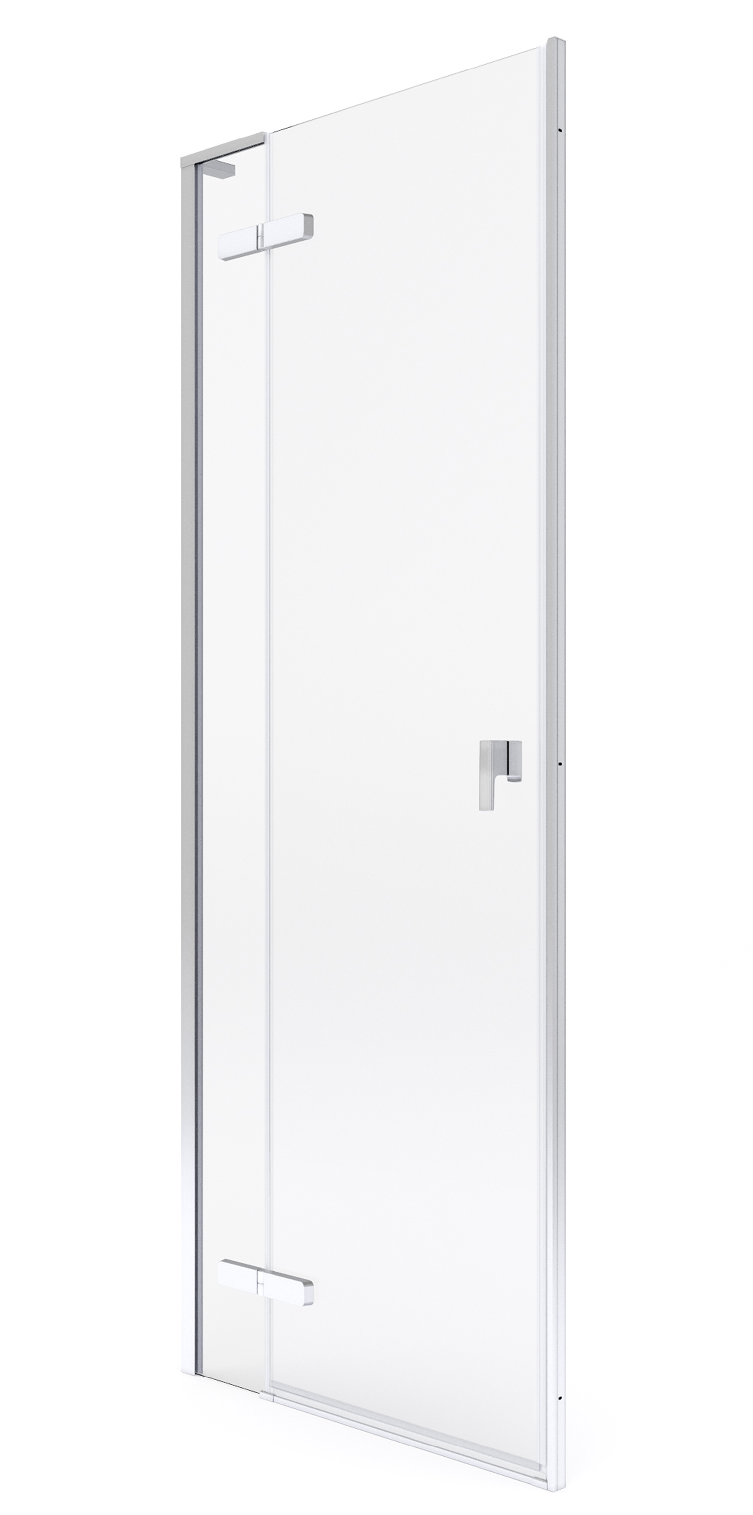 Roca Metropolis-N uși de duș 140 cm înclinabilă crom luciu/sticlă transparentă AMP0814012M