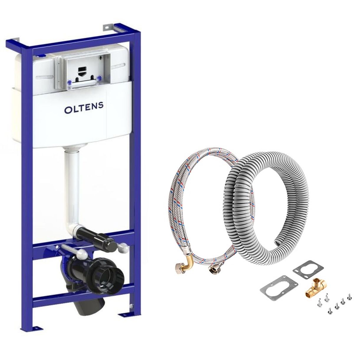 Set cadru încastrat Oltens Triberg 50001000, kit de conectare Oltens Triberg 59019000