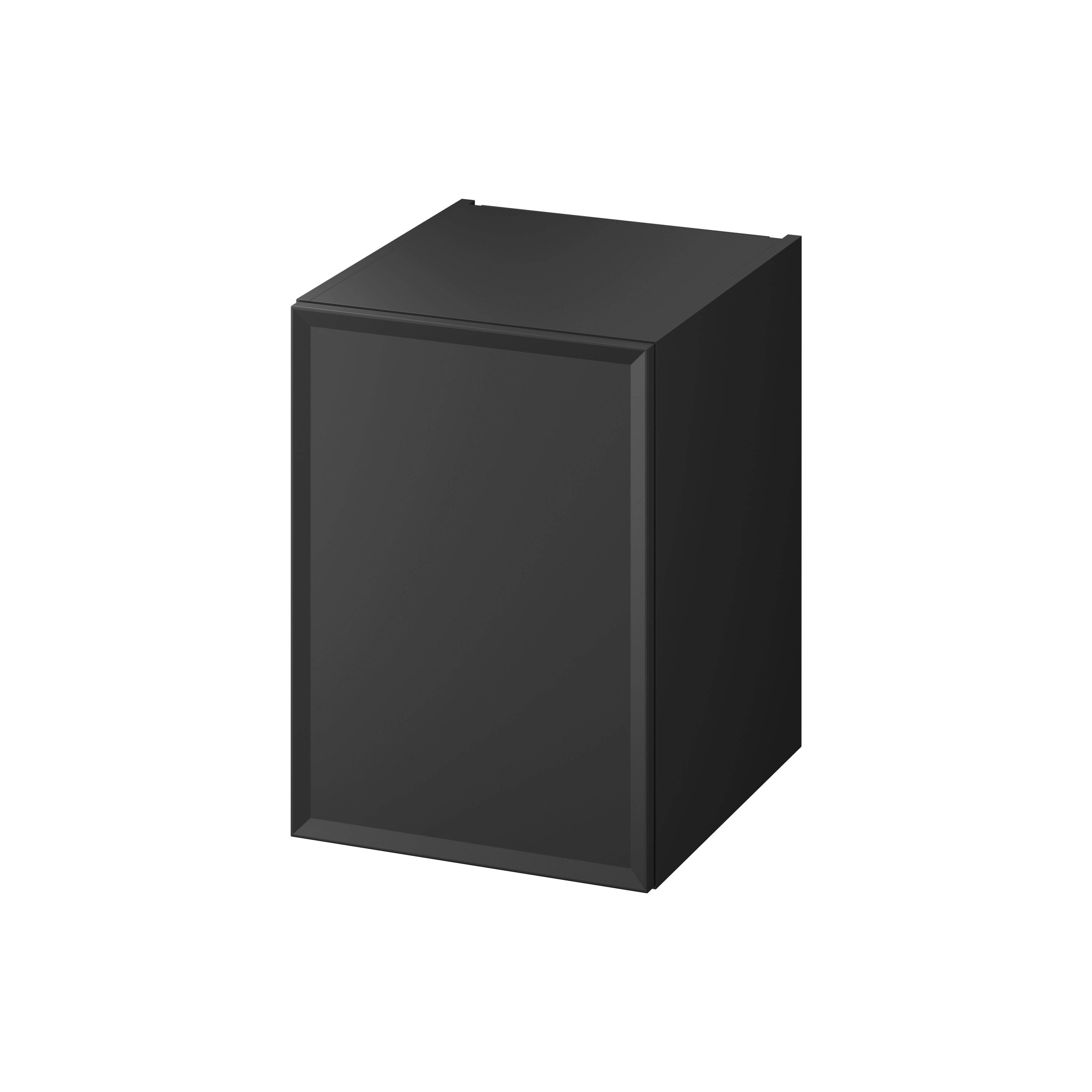 Cersanit Milagros dulap 40x44.6x55.1 cm laterala pe perete negru S1022-005