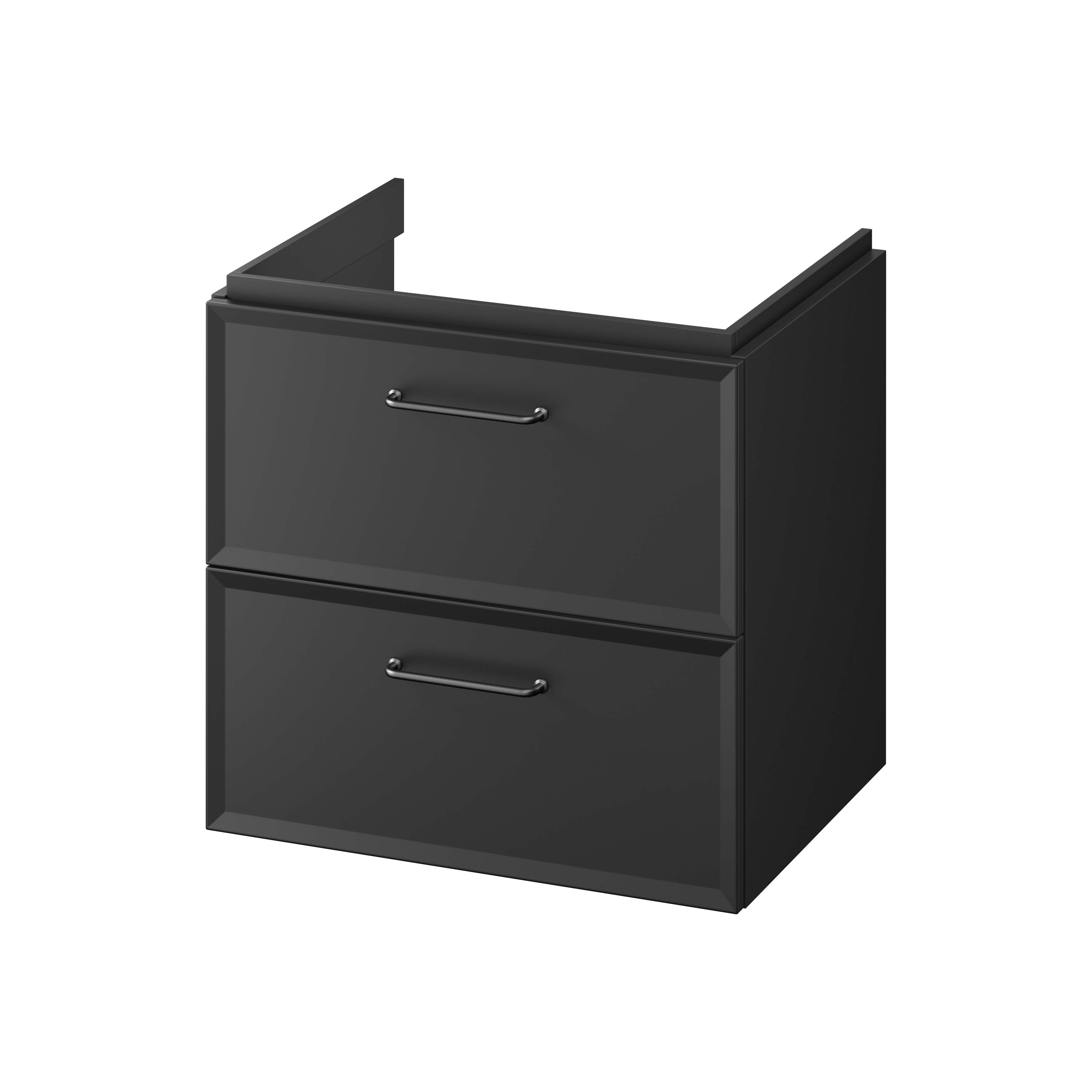 Cersanit Milagros dulap 59.4x44.6x55.1 cm sub chiuveta pe perete negru S1021-002