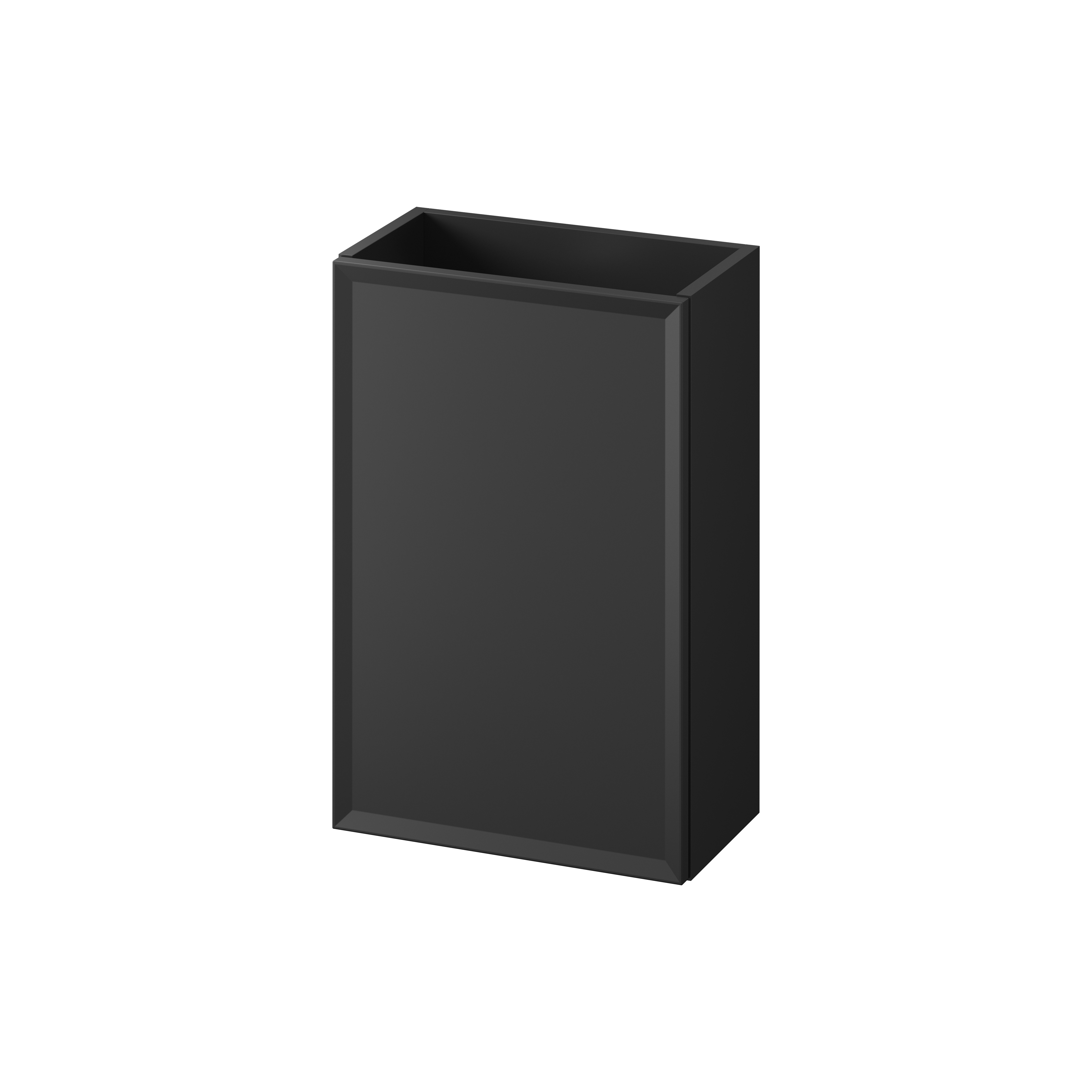 Cersanit Milagros dulap 39.2x21.4x59 cm sub chiuveta pe perete negru S1022-003