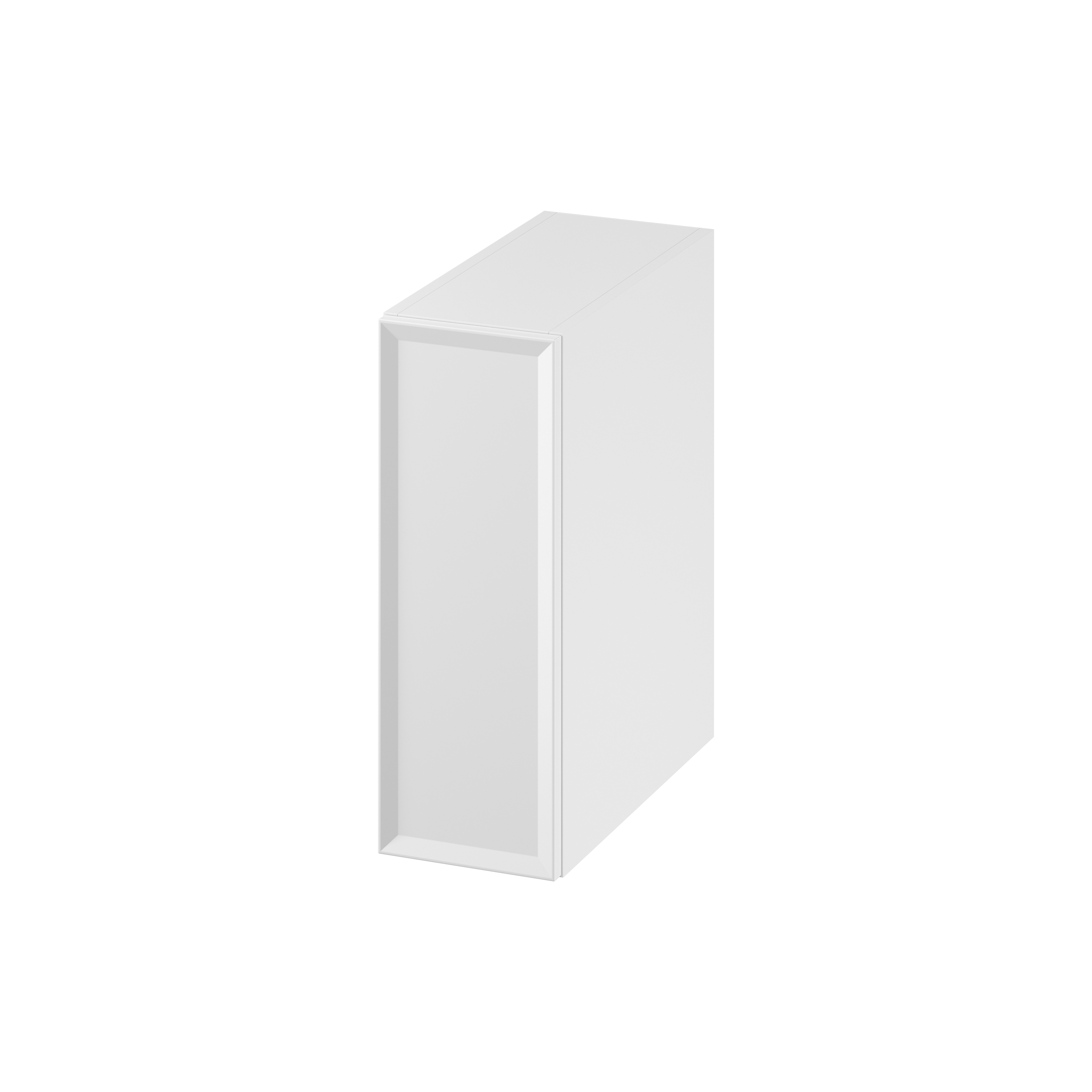 Cersanit Milagros dulap 20x44.6x55.1 cm laterala pe perete alb S1022-006