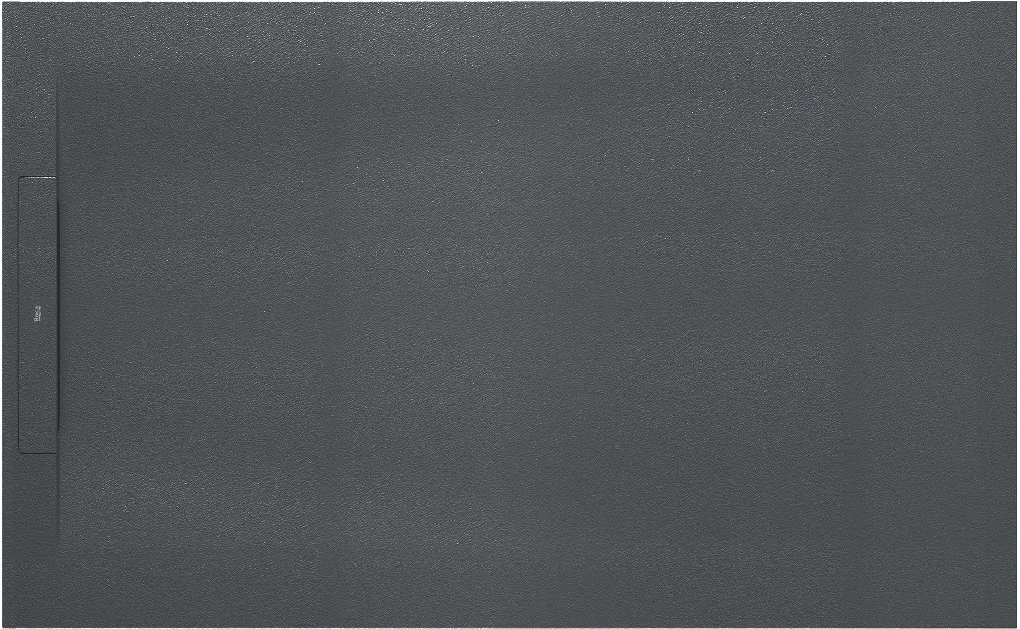 Roca Pyros cădiță de duș dreptunghiulară cu sifon 140x90 cm gri AP90157838403200