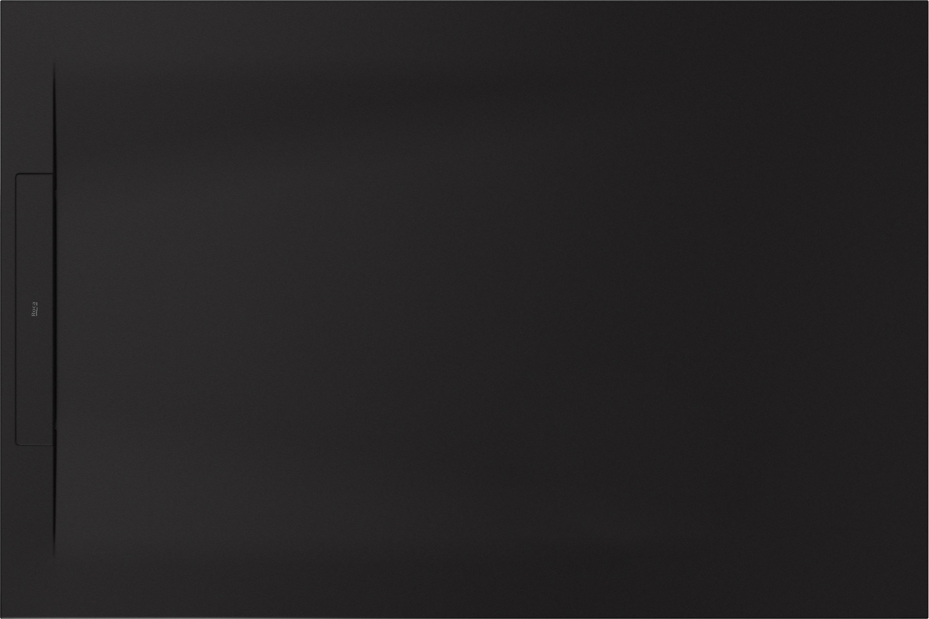 Roca Pyros cădiță de duș dreptunghiulară cu sifon 140x90 cm negru AP90157838403400