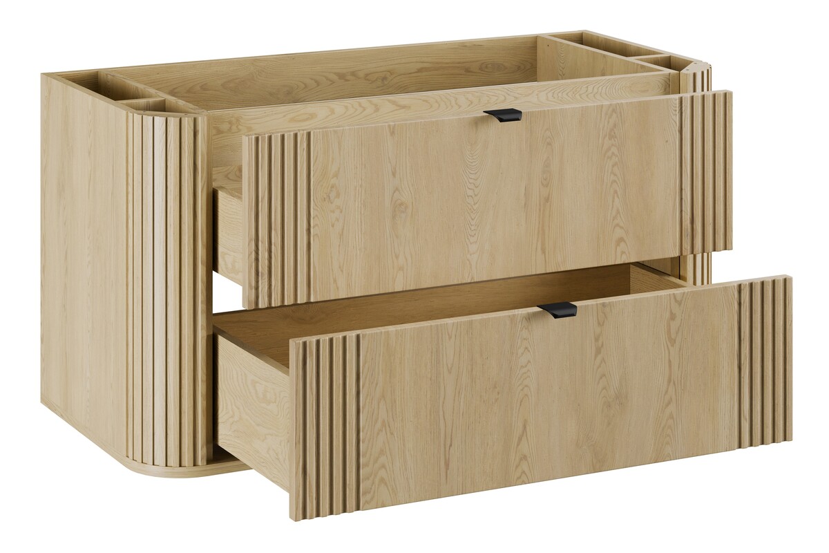 Comad Ovalia Cremona dulap 100x45.8x53 cm sub chiuveta pe perete stejar OVALIA CREMONA 82-100-46-2S