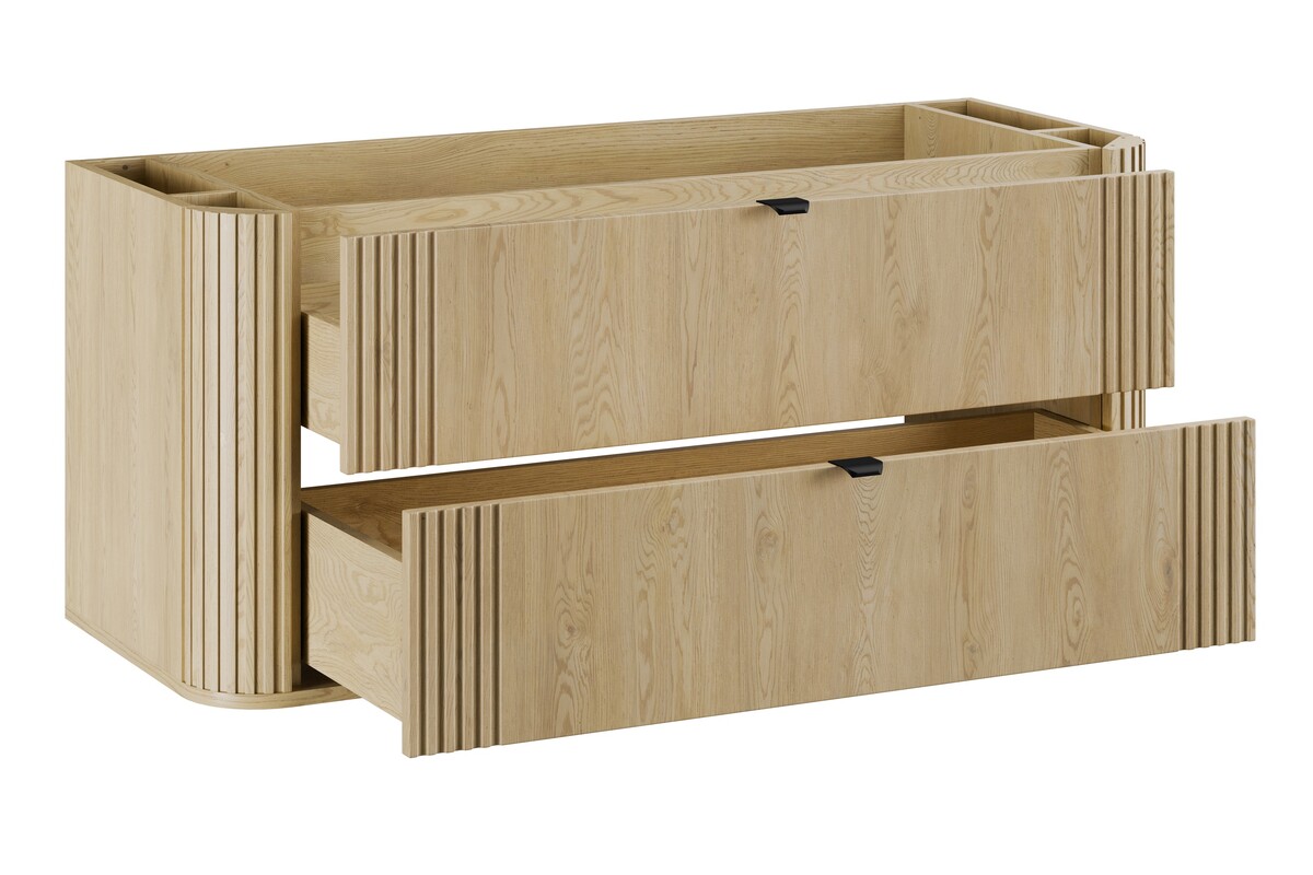 Comad Ovalia Cremona dulap 120x45.8x53 cm sub chiuveta pe perete stejar OVALIA CREMONA 82-120-46-2S