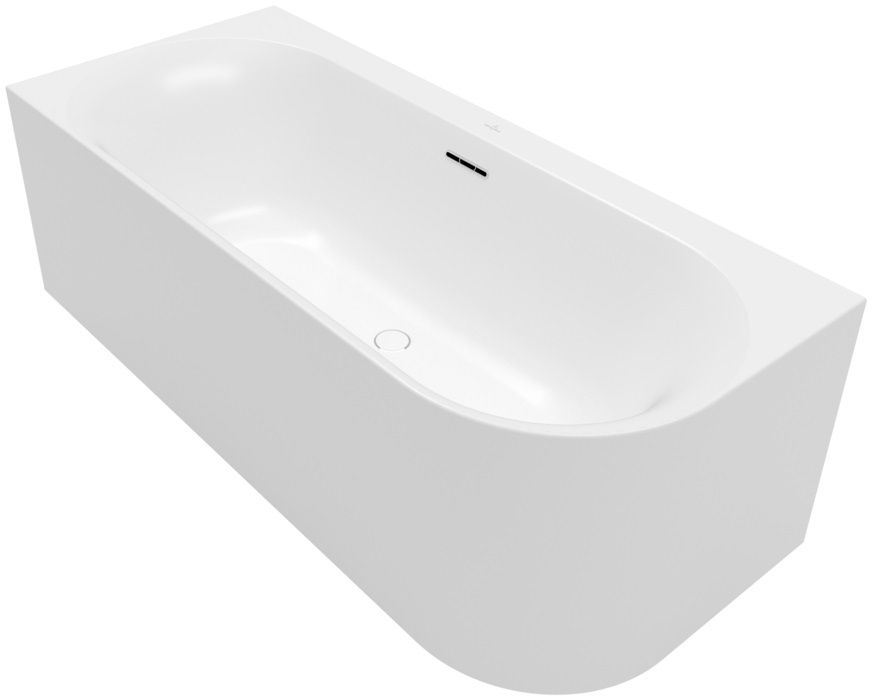 Villeroy & Boch Loop & Friends cadă de colț 170x75 cm ovală alb UBA170LOF9CL00V-RW