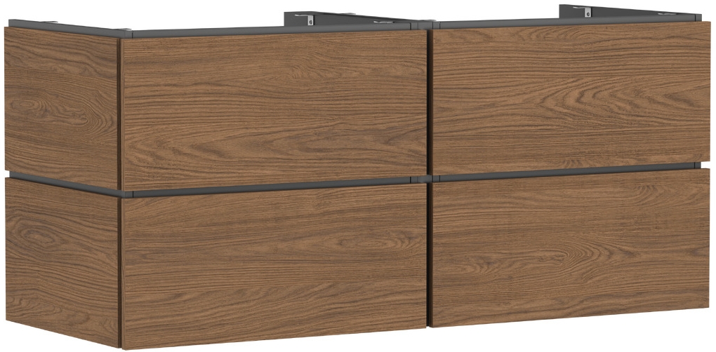 Hansgrohe Xilesa E dulap 137.5x55x62 cm sub chiuveta pe perete stejar 54306550