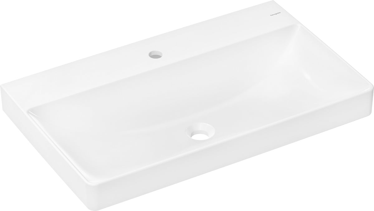 Hansgrohe Xelu Q lavoar 80x48 cm dreptunghiular clasică-mobilier alb 60318450