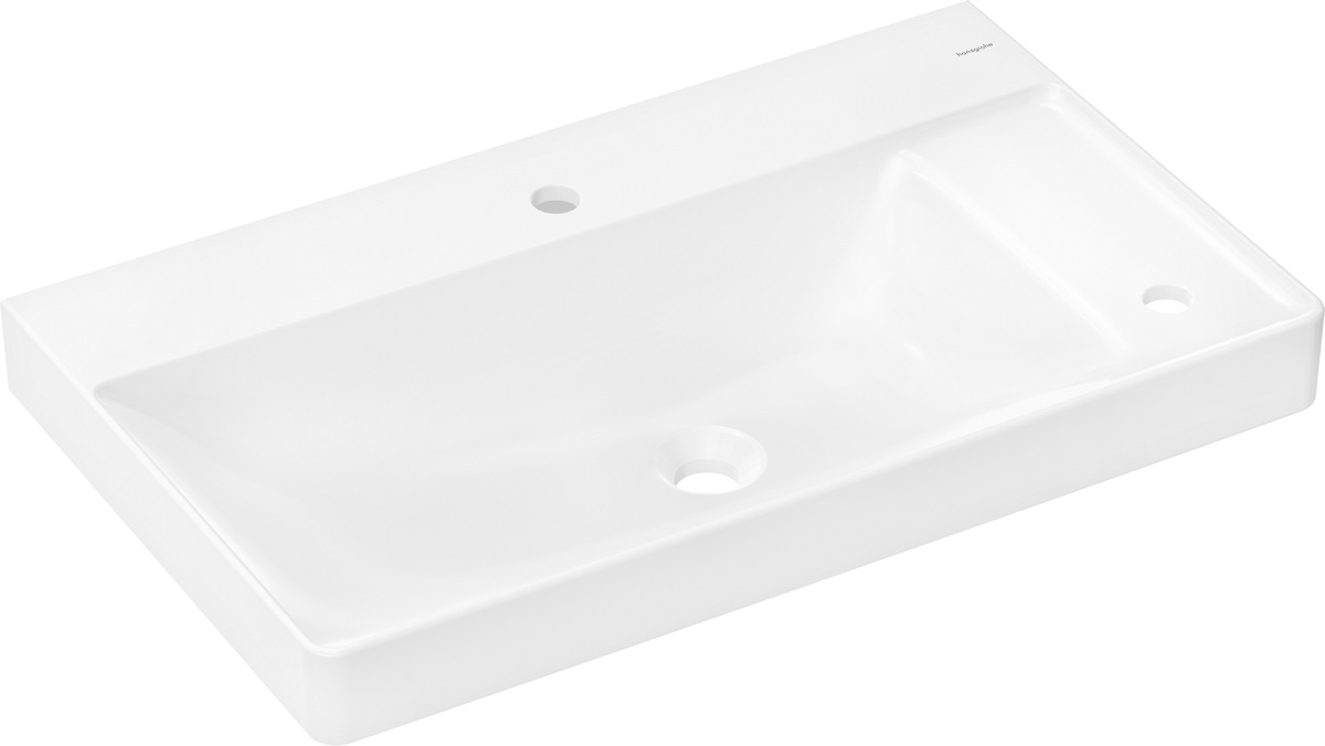 Hansgrohe Xelu Q lavoar 80x48 cm dreptunghiular clasică-mobilier alb 60319450