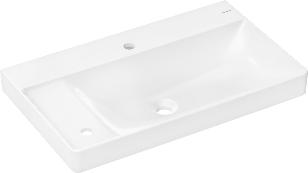 Hansgrohe Xelu Q lavoar 80x48 cm dreptunghiular clasică-mobilier alb 60320450