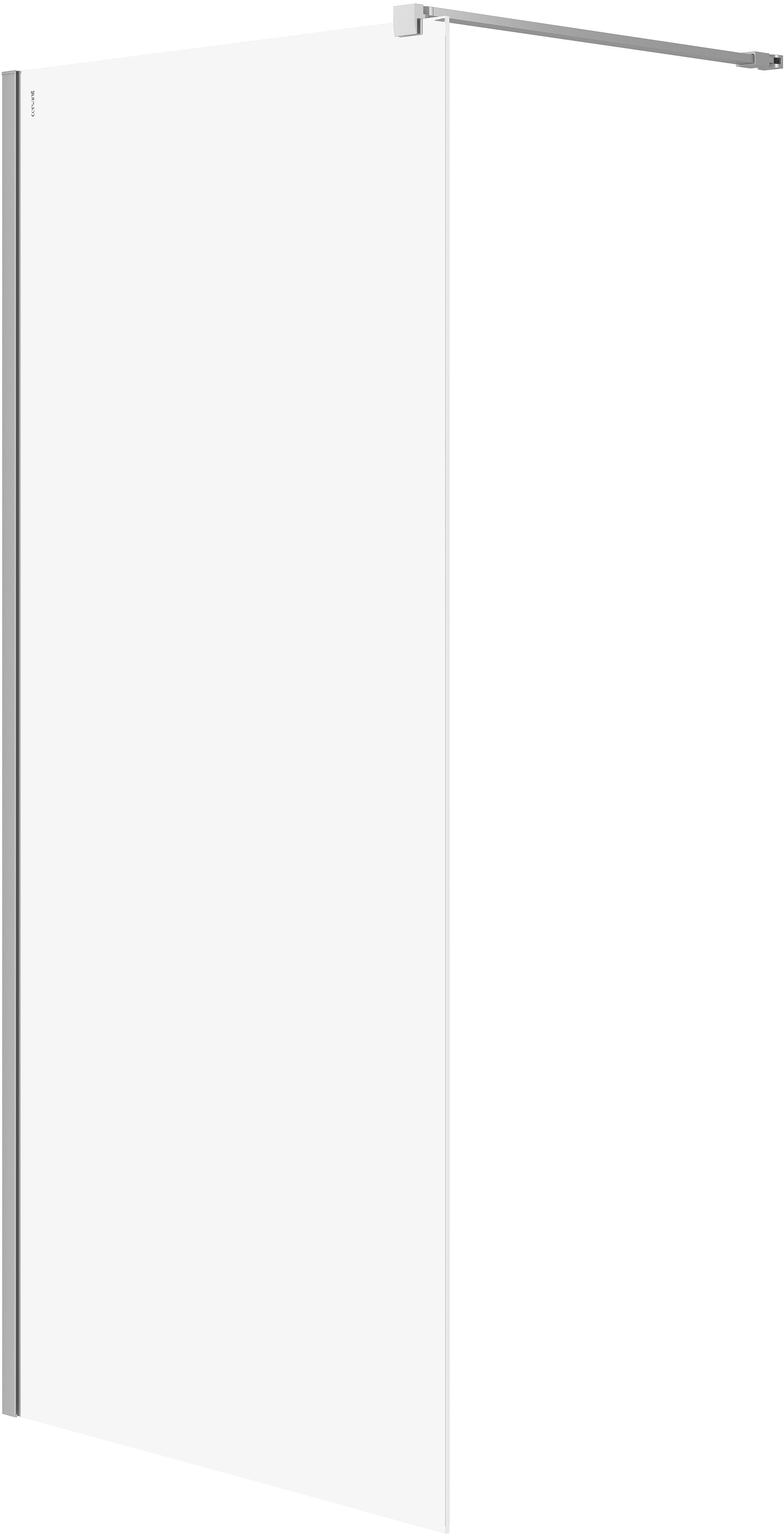 Cersanit Mille perete cabină de duș walk-in 90 cm crom luciu/sticla transparentă S161-006