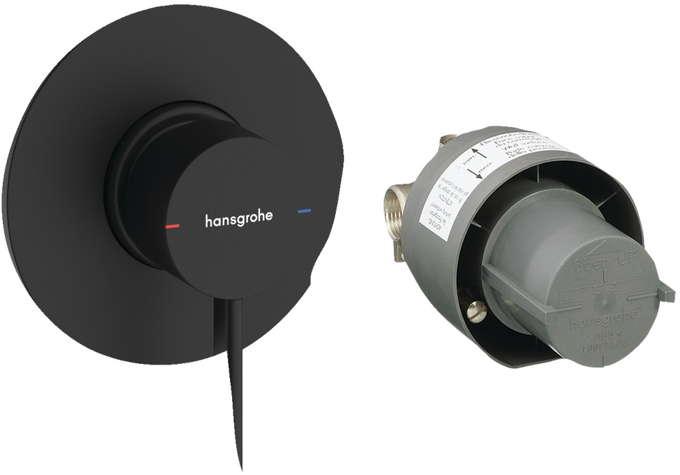 Hansgrohe Zesis S baterie de duș ascuns negru 74618670