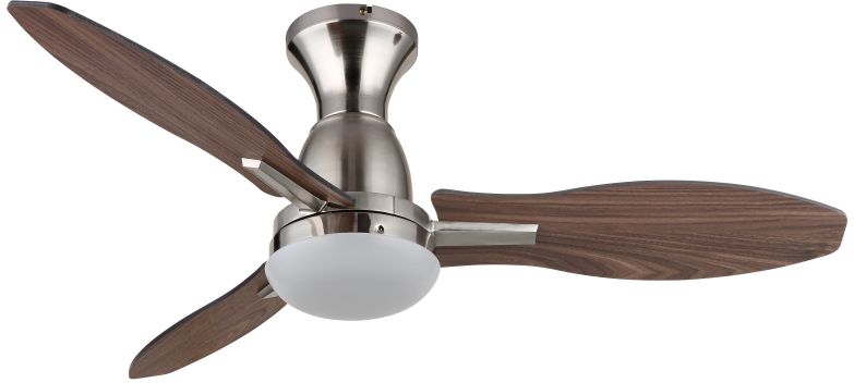 Globo Lighting Gale lampă-ventilator de tavan 1x22 W alb-lemn-nichel 03671N