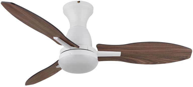 Globo Lighting Gale lampă-ventilator de tavan 1x22 W alb-lemn 03671W