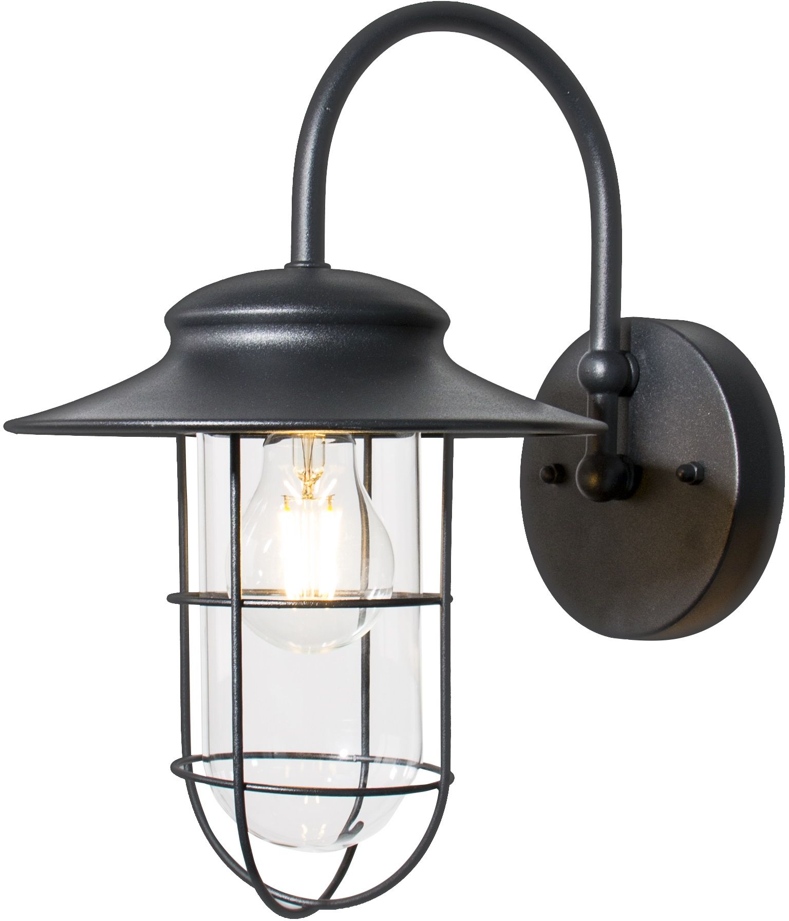 Zuma Line Industrial aplica exterior 1x60 W negru 17068-WD