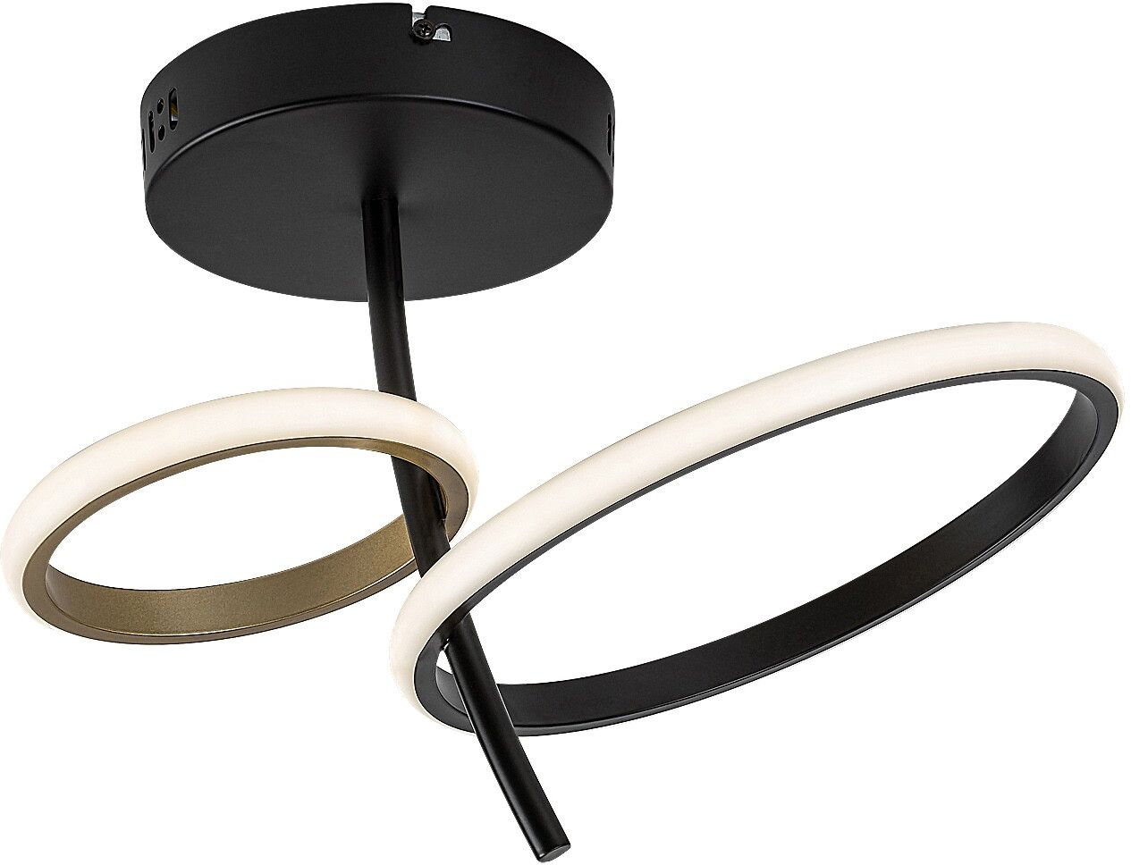 Rabalux Emilion lampă de tavan 1x24 W negru-auriu 71296