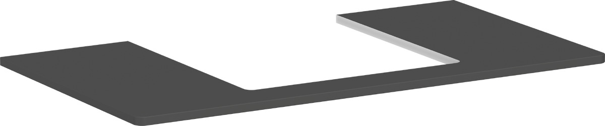 Hansgrohe Xelu Q blat 98x55 cm gri 54095910