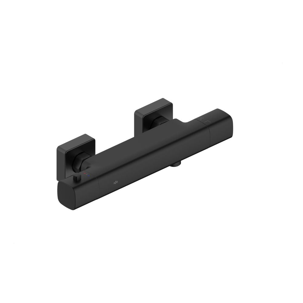 KFA Armatura Malaga baterie de duș perete cu termostat negru 5756-010-81