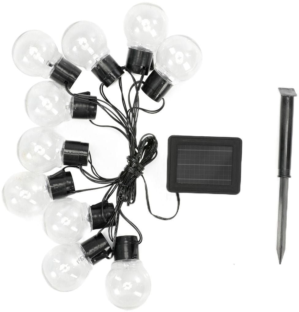 Zuma Line Solarna ghirlandă exterioară x0.06 W negru-transparent SW-1007A