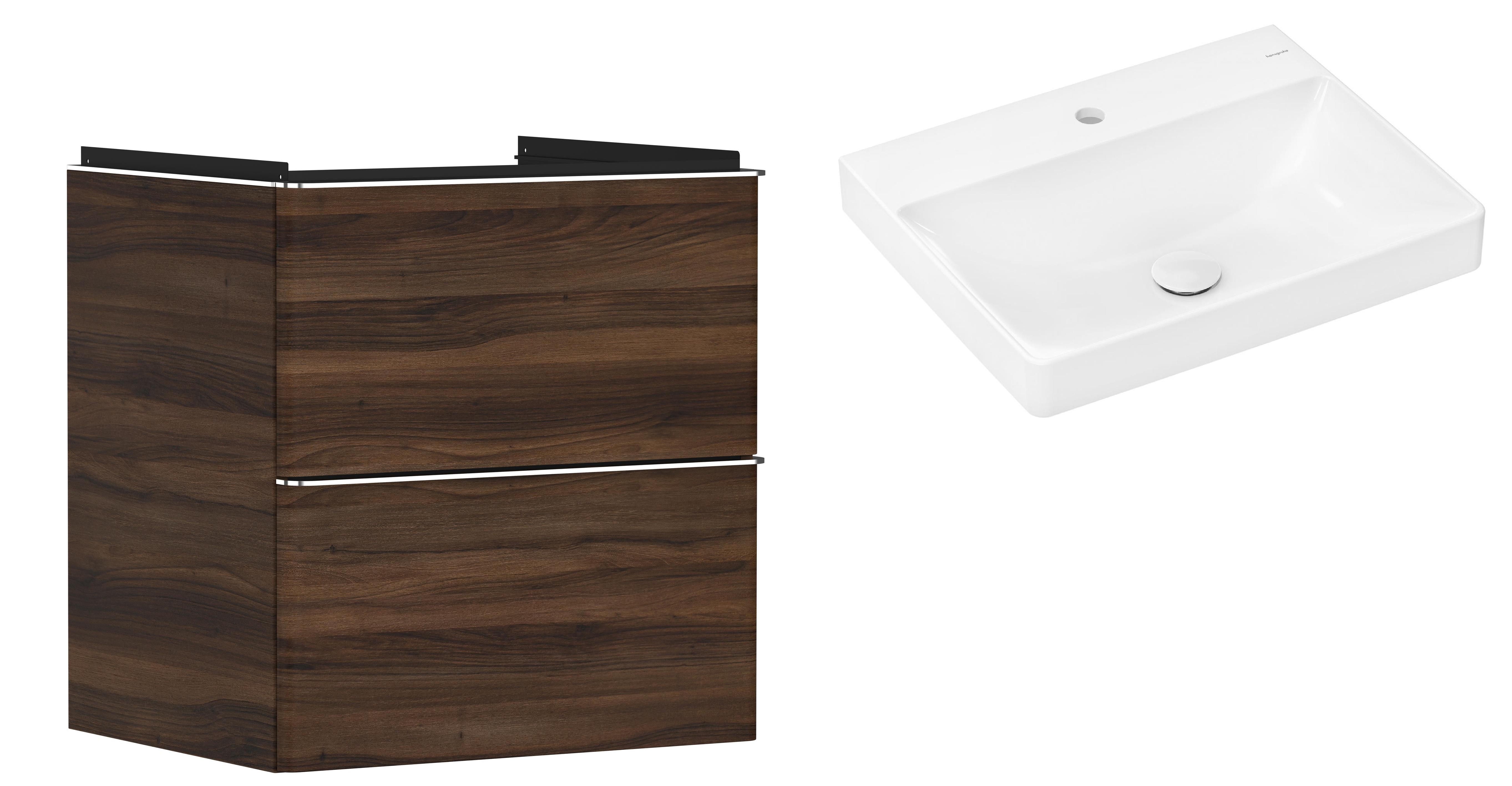 Set dulap Hansgrohe Xelu Q 54026000, lavoar Hansgrohe Xelu Q 61016450