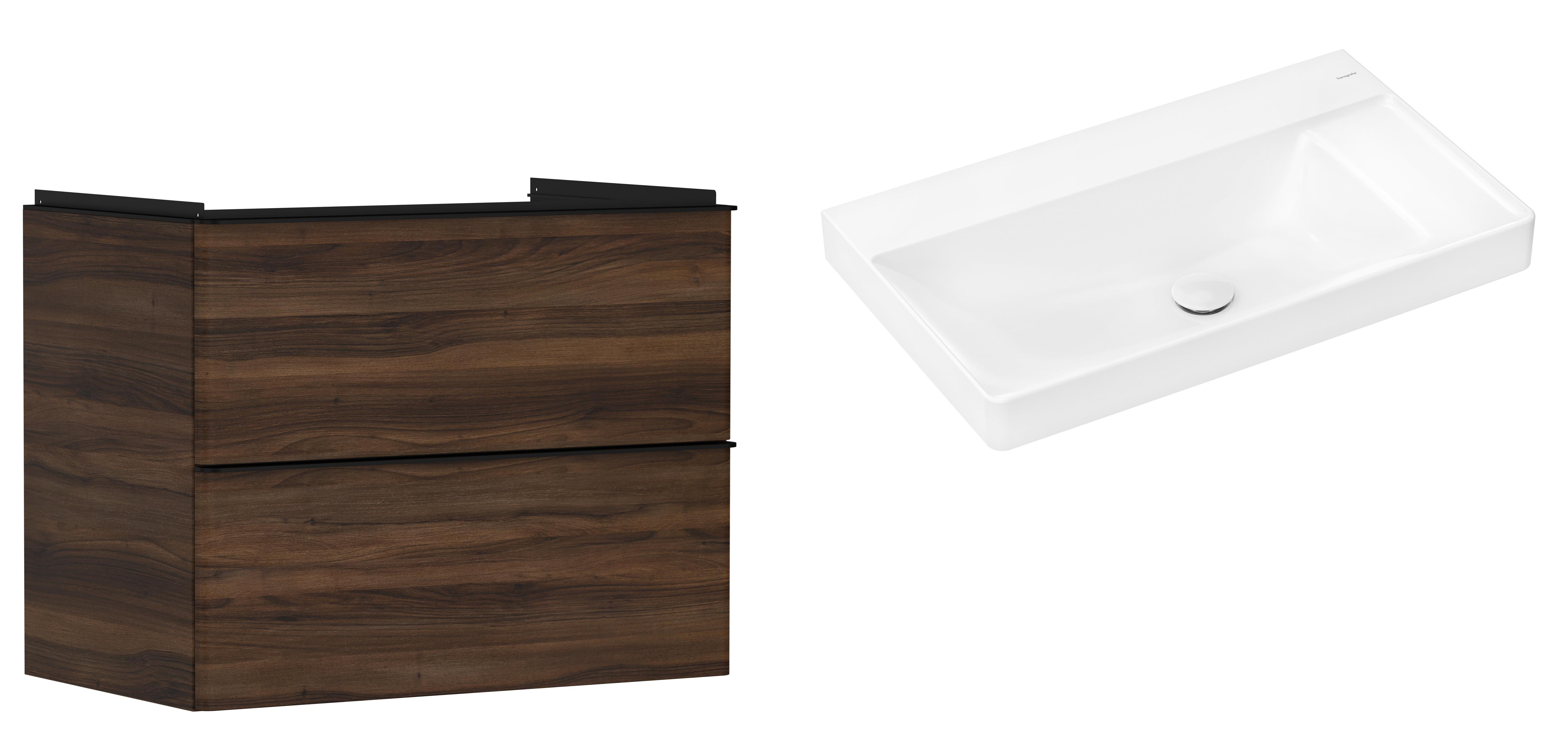 Set dulap Hansgrohe Xelu Q 54030670, lavoar Hansgrohe Xelu Q 61026450