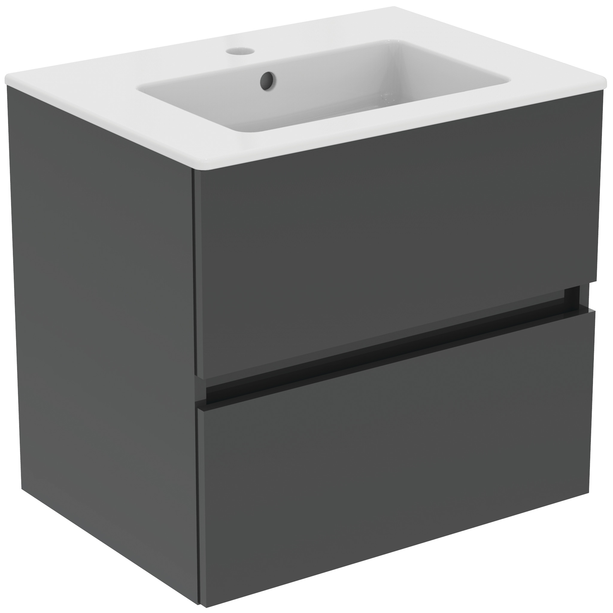 Ideal Standard Eurovit+ lavoar cu dulap 61 cm gri R0572TI