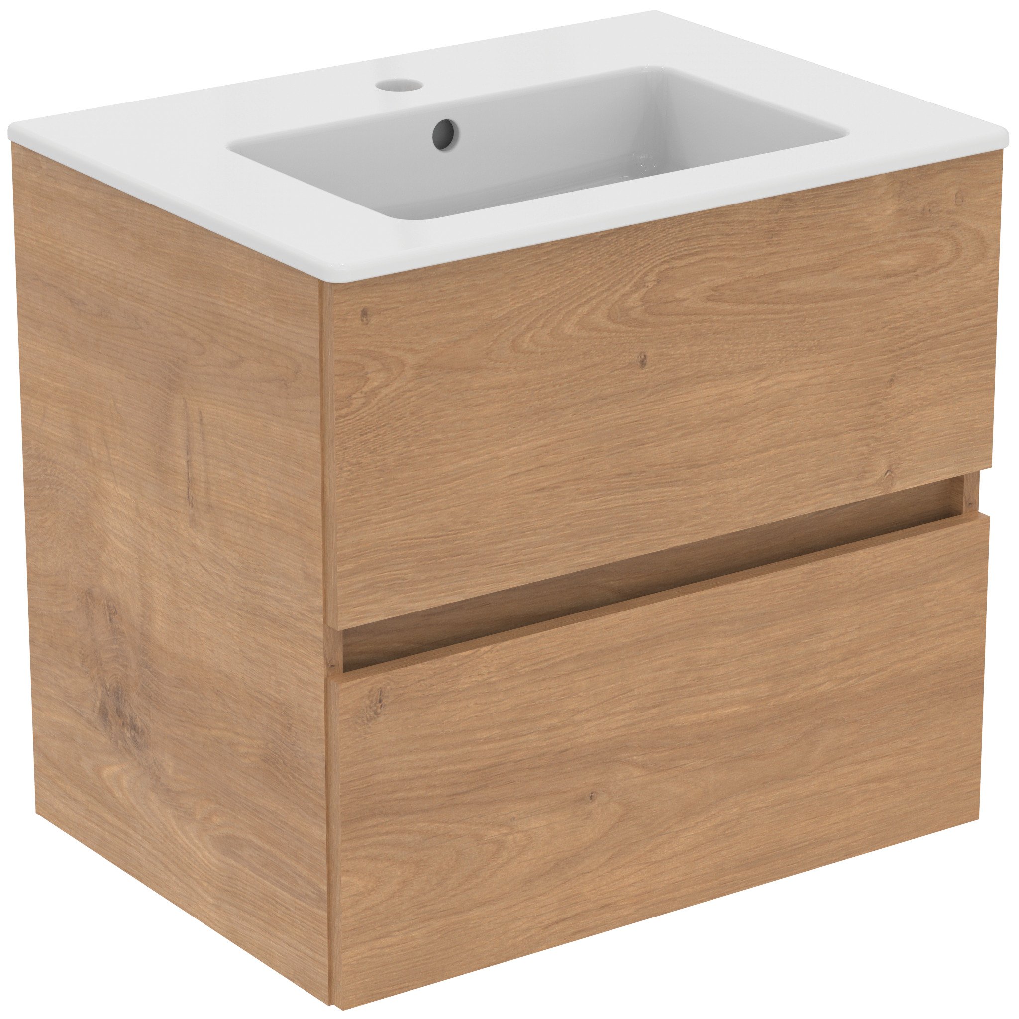 Ideal Standard Eurovit+ lavoar cu dulap 61 cm stejar R0572Y8