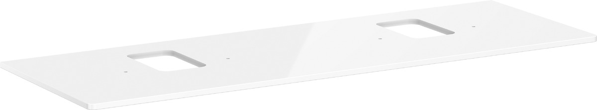 Hansgrohe Xelu Q blat 156x55 cm alb 54126050