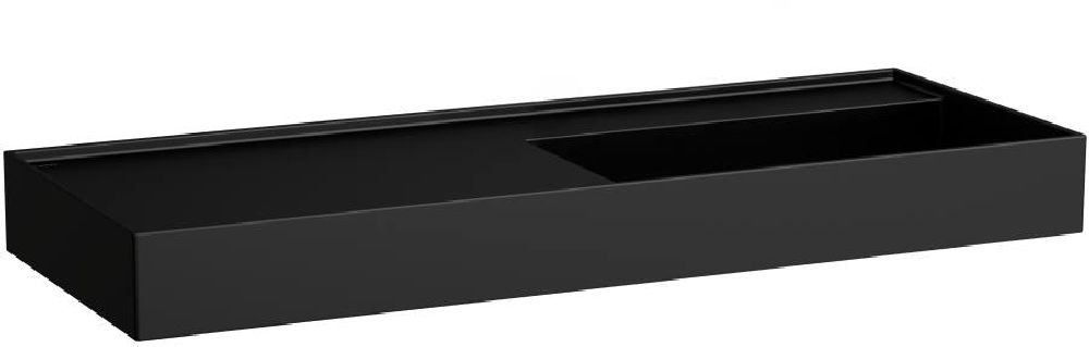 Laufen Kartell lavoar 120x46 cm dreptunghiular clasică negru H8133337161121